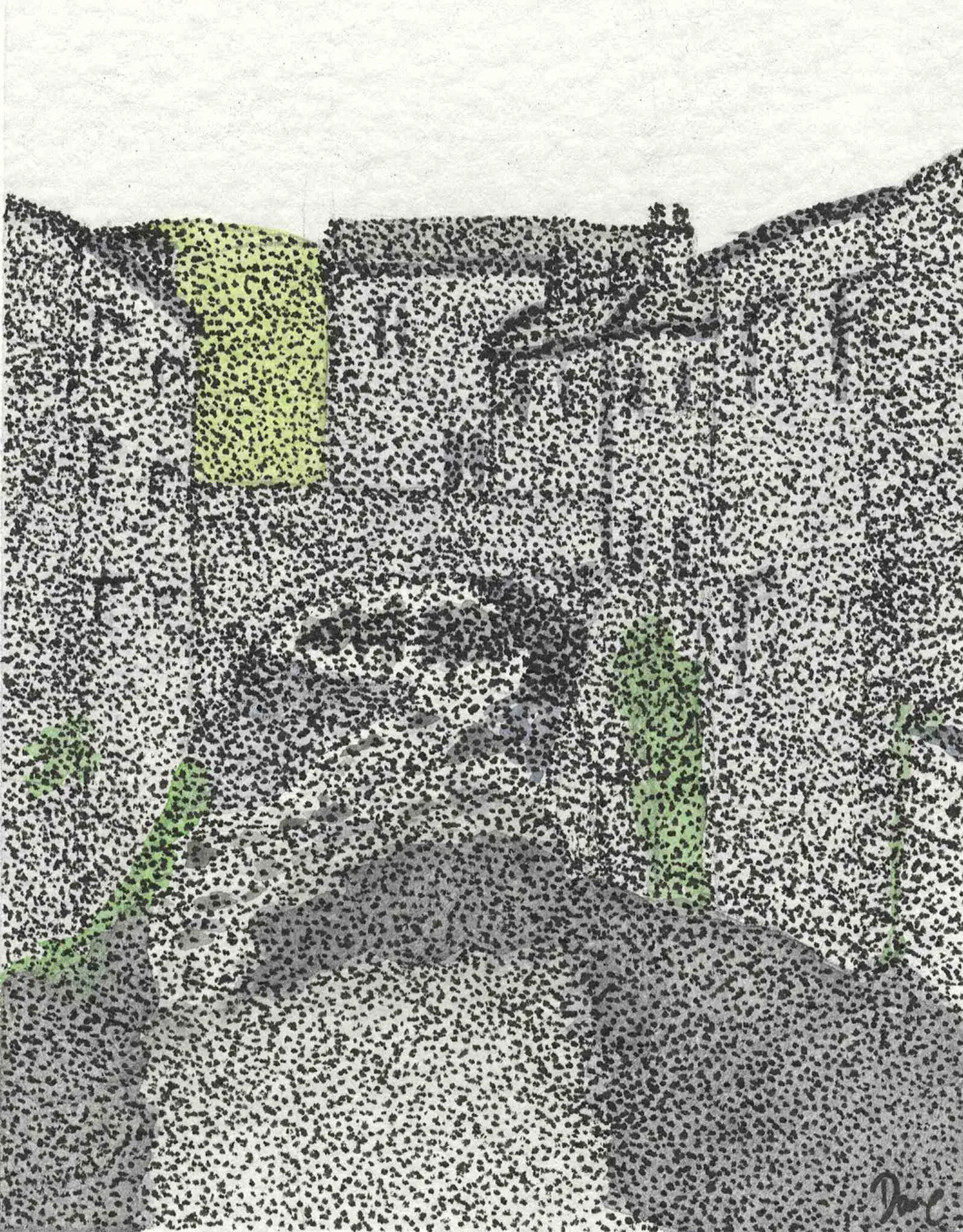 Illustration painting — Hawes.